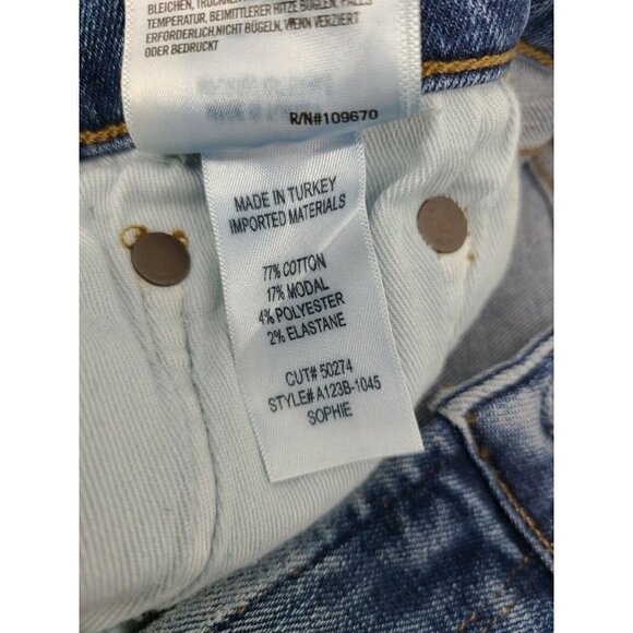 NWOT Agolde Sophie Mid Rise Ankle Jeans Womens 25 - Picture 7 of 8